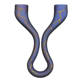 钛合金龙齿快压弹弓便携快速夹片数控非冷弯锻打飞虎十步扁皮弓