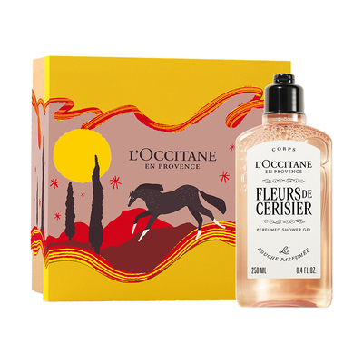 欧舒丹全新樱花香沐浴露清洁留香