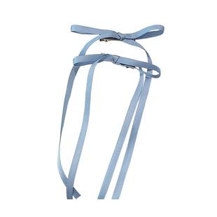 仙气蝴蝶结编发丝带发夹女侧边刘海夹前额碎发发卡头发夹子头饰品