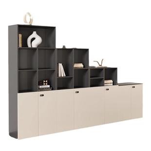 文件柜办公室木质带密码锁小柜子收纳柜抽屉柜隔断桌下储物柜矮柜