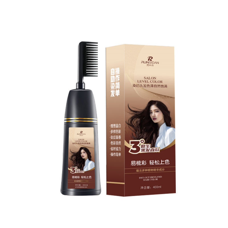 首邦润黑露自然黑400ml毛发染发