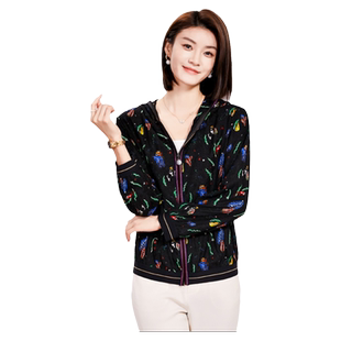 佐尔美春季新品上新 气质时尚连帽上衣外套女E21SY01