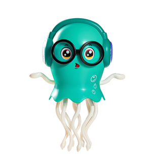 创意魔性会跳舞的水母电动摇摆章鱼自动感应避障多功能儿童早教