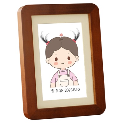 胎毛纪念品自制纪念相框收藏摆台