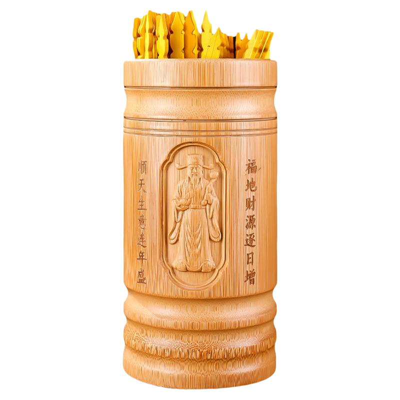 新款求签筒观音签100灵签抽签筒