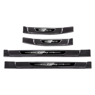 专用于新款第九代凯美瑞门槛防踩条八代改装饰迎宾踏板保护条配件