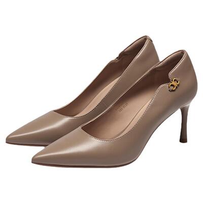 接吻猫尖头优雅高跟单鞋