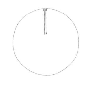 【新年礼物】apm monaco可调节链条项链女生设计感深灰色银高级