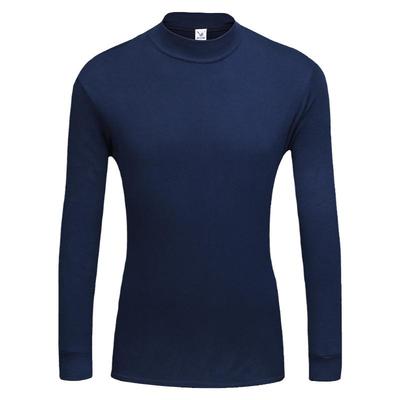 中老年人秋衣秋裤男士中领纯棉毛衫全棉青年保暖内衣套装薄款秋冬