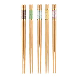 【高档楠竹】筷子家用2024新款防霉防滑耐高温一家人一筷纯天然竹