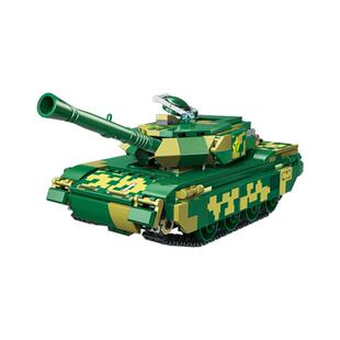 奇妙积木Keeppley和平重装系列坦克模型军事飞机男孩玩具