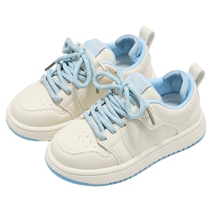 百丽童鞋儿童小白鞋大童白色学生校园软底跑步休闲运动鞋女童板鞋