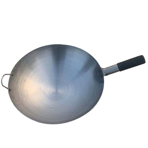 双耳老式铁锅炒锅家用传统饭店厨师专用特大号大锅36cm60cm炒菜锅