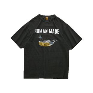 现货 HUMAN MADE GRAPHIC T-SHIRT #18 日产水墨斑点鸭子图案短袖