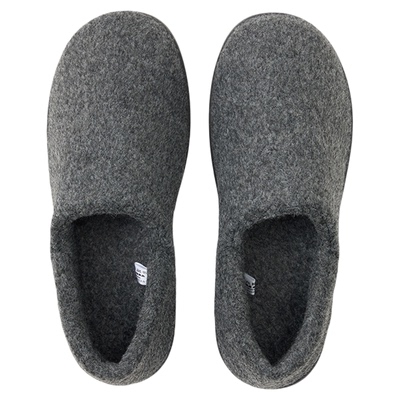 无印良品MUJI 聚酯纤维 毛毡室内外鞋 拖鞋棉鞋居家鞋保暖月子鞋