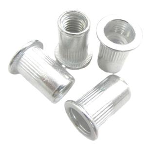 铝制拉铆螺母平头半六角带滚花铝长竖纹拉帽拉毛铆钉M345681012