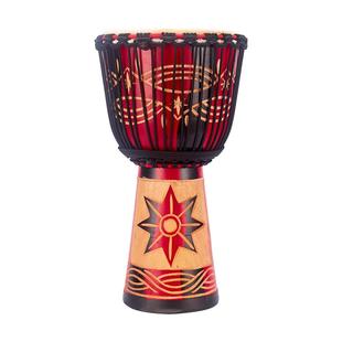 非洲鼓羊皮鼓10寸12寸成人手拍鼓专业进口木质手鼓儿童学生非州鼓