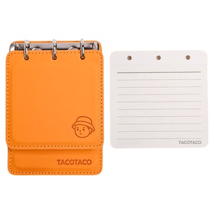 TACOTACO掌心笔记本口袋本迷你便携活页A7日记本高颜值简约学生用办公用可撕可书写记事备忘录手账本ins便签