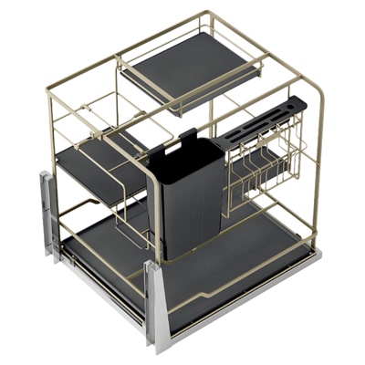 诺米304不锈钢多功能调味拉篮