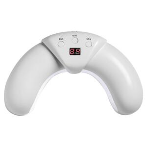 智能速干月牙型美甲灯防黑手双光源速干光疗指甲感应会伸缩U型灯