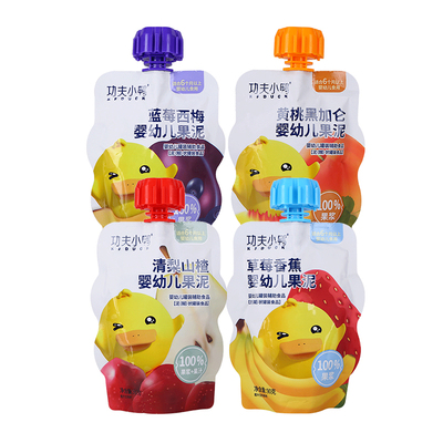 功夫小鸭婴幼儿果泥宝宝辅食泥