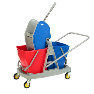 白云超宝榨水车B-045拖把挤水桶酒店保洁免手洗压墩布清洁柞水车