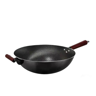 苏泊尔铁锅无涂层不粘煤气电磁炉通用铁锅家用商用不易锈精铁炒锅