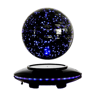 【天屿】6寸星座磁悬浮地球仪摆件发光自转8寸创意生日礼物男孩