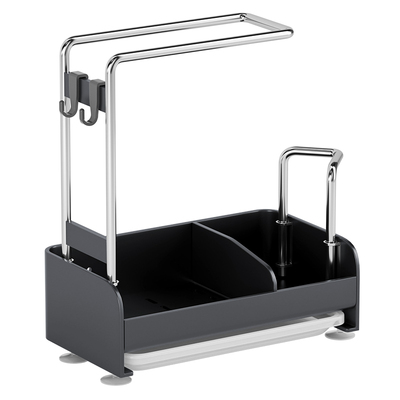 不锈钢抹布洗碗布沥水收纳置物架