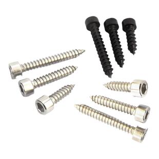 304/8.8级黑色/镀镍杯头内六角HA自攻螺丝螺钉M1.7M2M3M4-M6