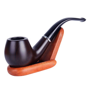 过滤烟斗树脂循环可清洗 老式烟袋锅 入门烟斗草丝斗仿木金属烟锅