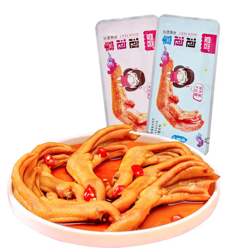 爱尝龙岩泡鸭爪卤味福建鸭翅泡椒鸭掌零食小吃休闲食品泡泡掌泡爪