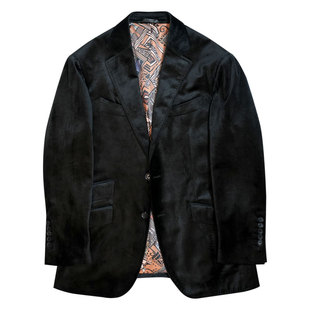 纯山羊绒布雷泽哥伦布双排扣半麻那不勒斯瀑布袖上海福建上门测量