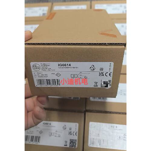 议价易福门IG6614电感式接近开关原装进口假一罚十现货供维修