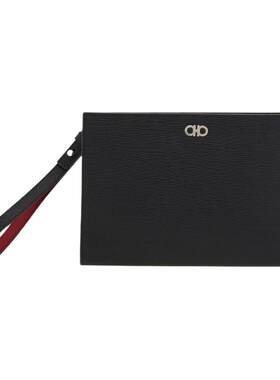 【6期免息】FERRAGAMO菲拉格慕男士Gancini双扣小袋