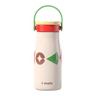 陶瓷内胆保温杯女士2026新款高颜值女款咖啡杯外出便携式吸管水杯