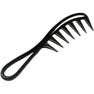 美发大齿梳子宽卷发梳熟料美发工具防静电卷发专用大齿梳包邮宽齿