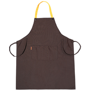 防水围裙男女家用厨房2021新款日式纯色家用防油围裙工作服. 4732