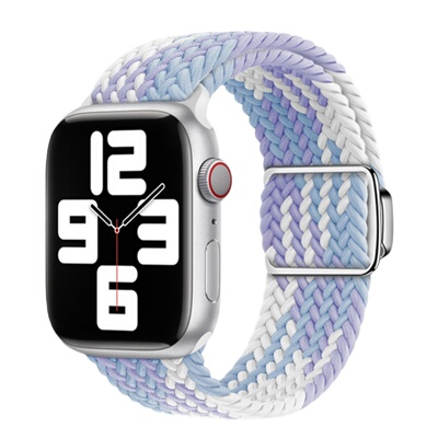适用于vivo watch gt表带尼龙编织磁吸扣新款智能手表iqoo手表watchgt表链女生watch3/2/1运动电子手表配件