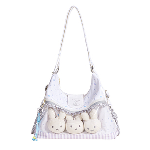 米菲冬季痛包日系可爱大容量2026新款女式单肩斜挎双肩包托特包包