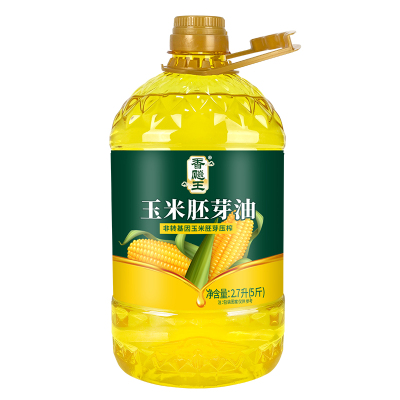 一级品质纯玉米胚芽油压榨2.7L非转基因玉米油食用油家用炒菜油