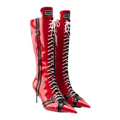 骑士靴细跟ColorfulBridge