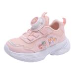 班纳米菲女童鞋儿童运动鞋2025新款春秋小女童纽扣鞋秋季宝宝鞋子