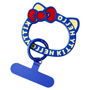 kt猫手提扣手机挂绳夹片卡通手机壳挂绳挂件手串手链垫片拇指环扣