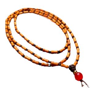 橄榄核竹节项链绳男款文玩手串男士绳子吊坠挂绳手工编织高档手链