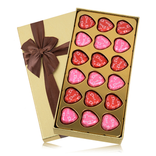 德芙巧克力礼盒装心语爱心送男女朋友生日创意情话生日节日礼物