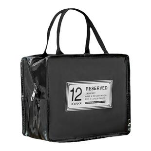 手提便当包大小号时尚防水带饭加厚铝箔保温午餐包学生手拎饭盒袋