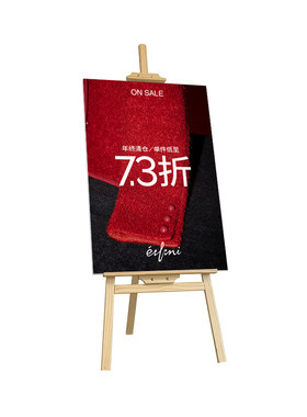木质立式kt板展架挂画架海报架
