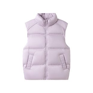 巴拉巴拉女童羽绒马甲宝宝立领外套儿童外穿背心2025秋冬新款童装