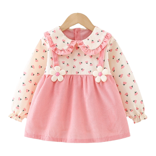 2025新款秋冬儿童罩衣宝宝吃饭围兜防水防脏饭兜幼儿园女童反穿衣